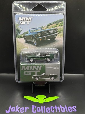 Mini GT #1166 Ford Mustang Convertible 1964 Highland Green