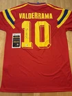 Pibe Carlos Valderrama Signed Autographed Colombia Soccer Jersey. JSA Coa. Rare