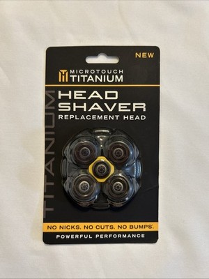 Microtouch Titanium Head Shaver Replacement Head Powerful Performance - New