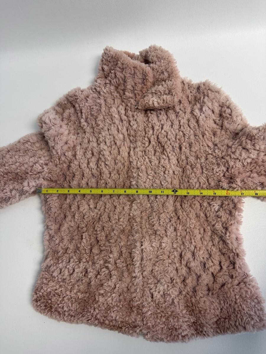 Paula Lishman Knit Beaver Fur Jacket Coral Pink Sz Small Coat Paula Lishman Knit Beaver Fur Jacket Coral Pink Sz Small Coat