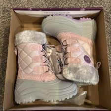 NEW Totes Toddler Girls Lil Jenny2 Waterproof Purple Winter Boots Size 11 M