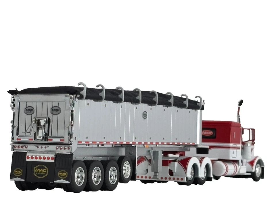 1/64 DCP PETERBILT 389 W/ 48" FLAT TOP SLEEPER & MAC COAL DUMP TRAILER - Image 2 of 4