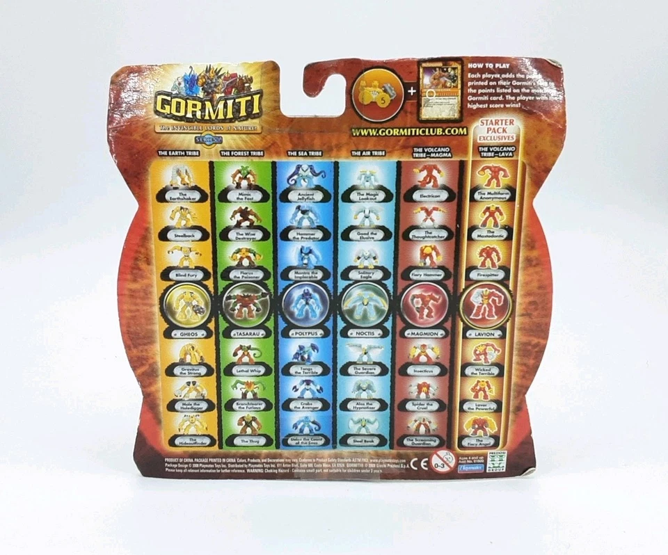 GORMITI Los Señores Invencibles de la Naturaleza Paquete de 4 Serie 1 Translúcido Foto 4 de 4