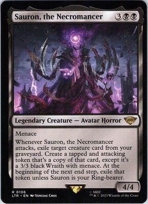 Sauron, the Necromancer 106 Universes Beyond: The Lord of the Rings NM