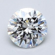 Natural Mined Diamond 1.40 Carat Certificate GIA Round Loose H color I1 clarity 3068.00 per carat