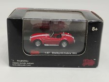 Malibu International 1:87 H.O. Scale Red White 1965 Shelby AC Cobra
