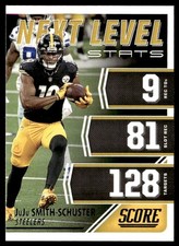 2021 Score Next Level Stats JuJu Smith-Schuster Pittsburgh Steelers #NL14