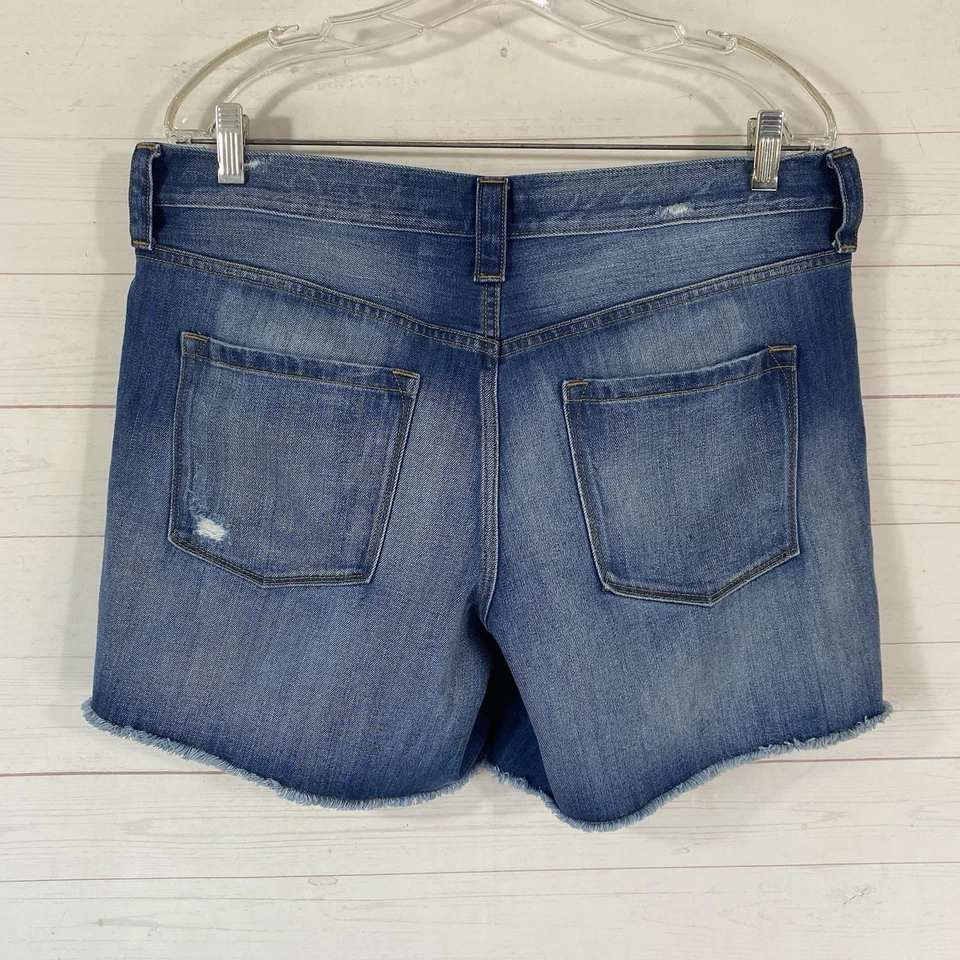 J. Pantalones cortos de mezclilla Crew para mujer talla 31 azul 100 % algodón real-36 W Foto 3 de 4