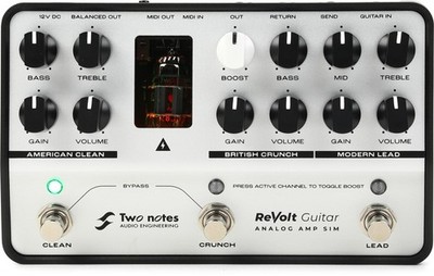Two Notes ReVolt All-analog Guitar Amp Simulator Pedal (5-pack) Bundle