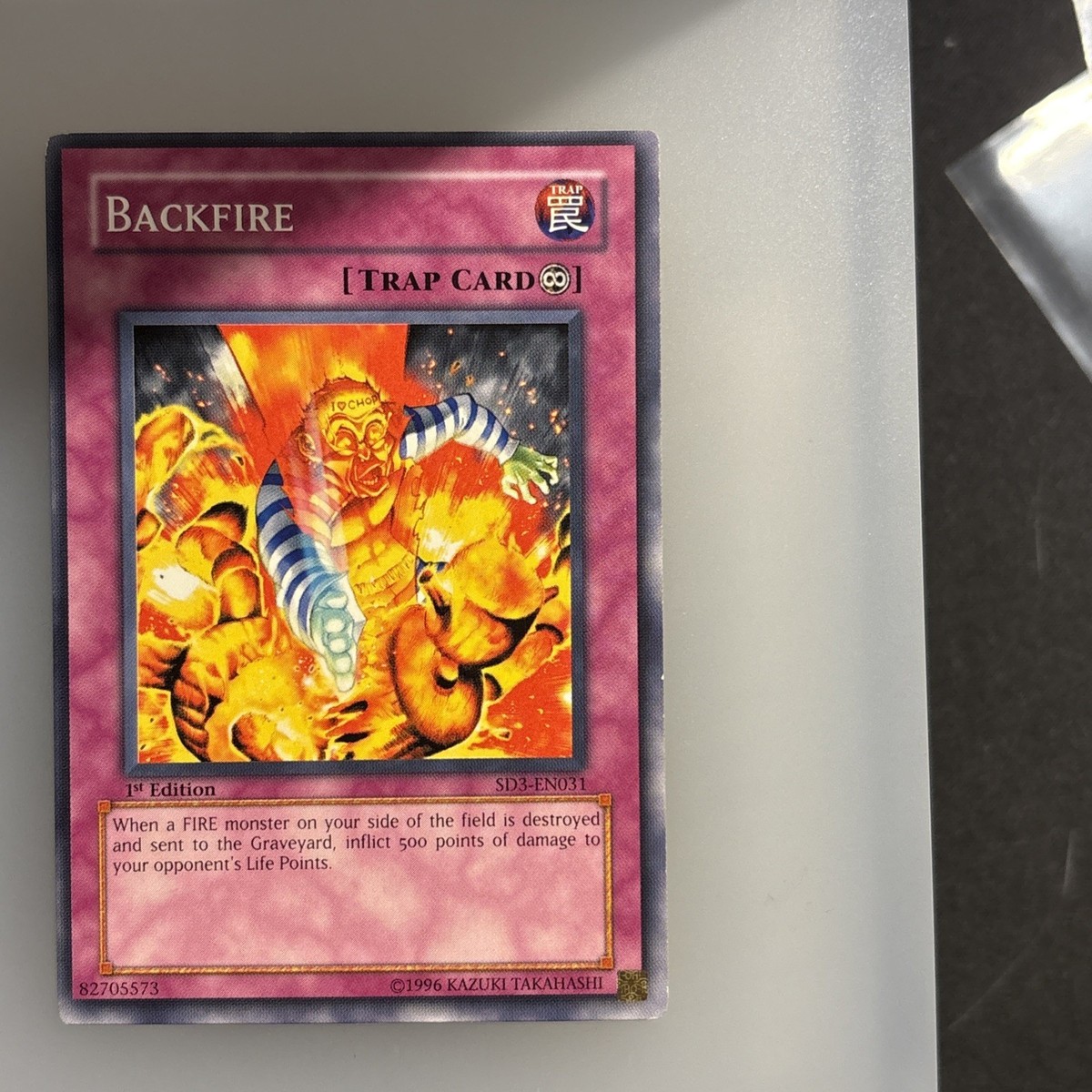 Yugioh - Backfire SD3-EN031 1st Edition - Structure Deck: Blaze of  Destruction | eBay