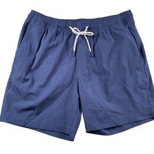 Vineyard Vines Performance Navy Blue Swim Trunks Shorts Mens Size S