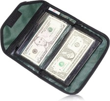 Money Organizer for Cash, Money Wallet Organizer for Cash, 6 Zippered Pocket ...