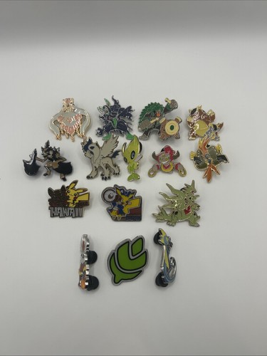 15x Different Official Pokemon Enamel Collector Pin Lot Mega Tyranitar ...