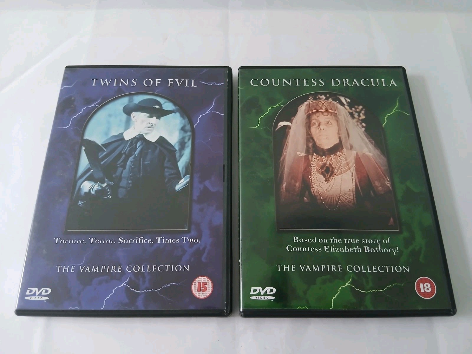 TWINS OF EVIL/COUNTESS DRACULA THE VAMPIRE COLLECTION DVD HORROR-DISCS MINT