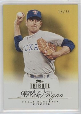 2012 Topps Tribute Gold 13/25 Nolan Ryan #71 HOF e8a