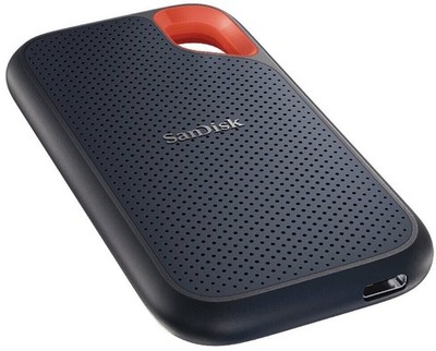 SanDisk Extreme Portable SSD V2 1TB externe USB-C Festplatte schwarz BULK-Ware