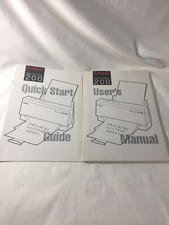 Canon Bubble Jet Printer 200 Quick Start Guide User 's Manual -- 1992