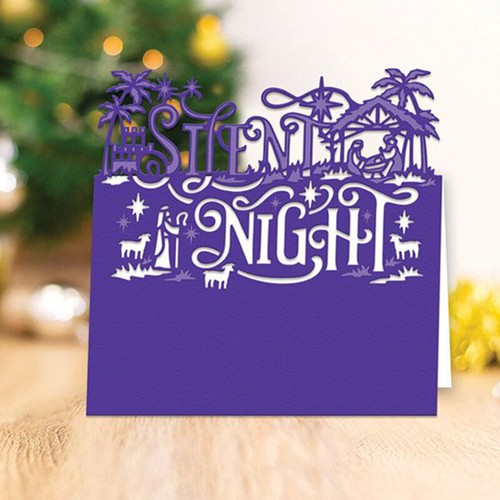 Christmas Blessing Edger Border Metal Cutting Dies Scrapbooking DIY Paper Card - Picture 7 of 21