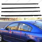 <!--F#f_0-->4PCS Window Belt Rubber Seal Mould Trim Moulding Trim for Mazda 3 Sedan Only<!--F/-->