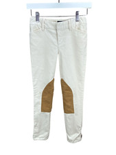 Ralph Lauren, Girls' Corduroy Jodhpur Pants, Ivory, Size 10