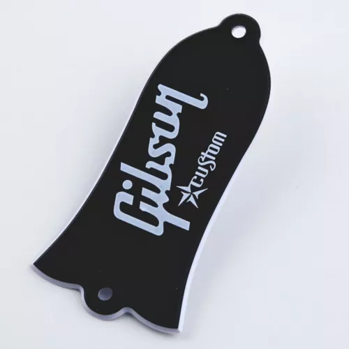 2PCS 2 Hole 2 Ply Guitar Truss Rod Cover Plate Bell-Shape For "Gibson Custom"