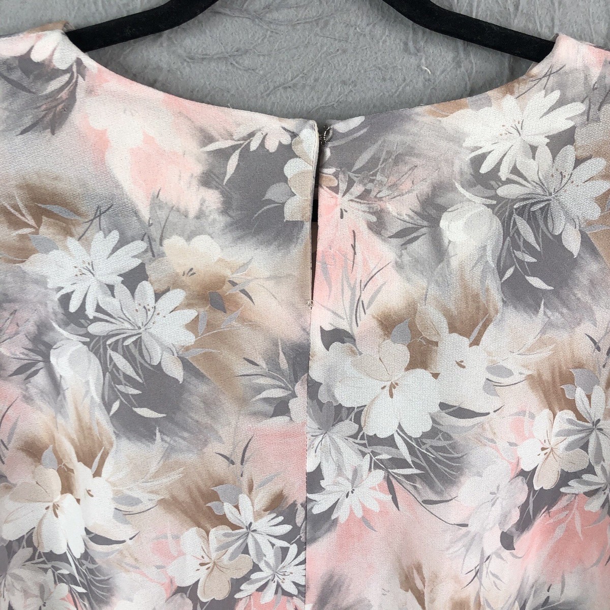 Vintage MCS Ltd. Top Womens 24W Plus Size Pink White Floral Vintage MCS Ltd. Top Womens 24W Plus Size Pink White Floral