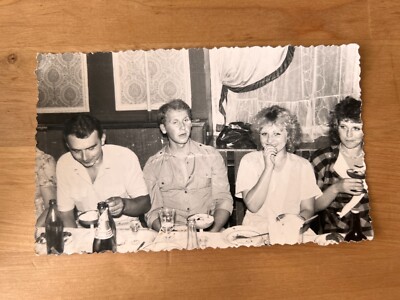 1960s Feast Alcohol Holiday Soviet people Woman Young woman Vintage photo