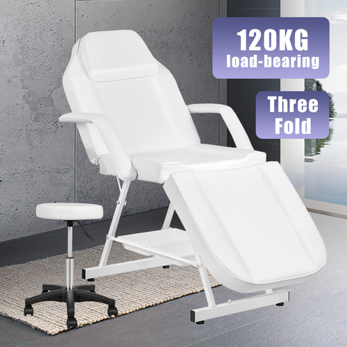 🌟NEW 185CM 3 Folds Beauty Chair Massage Table Portable Foldable Therapy Bed AU - Picture 14 of 17