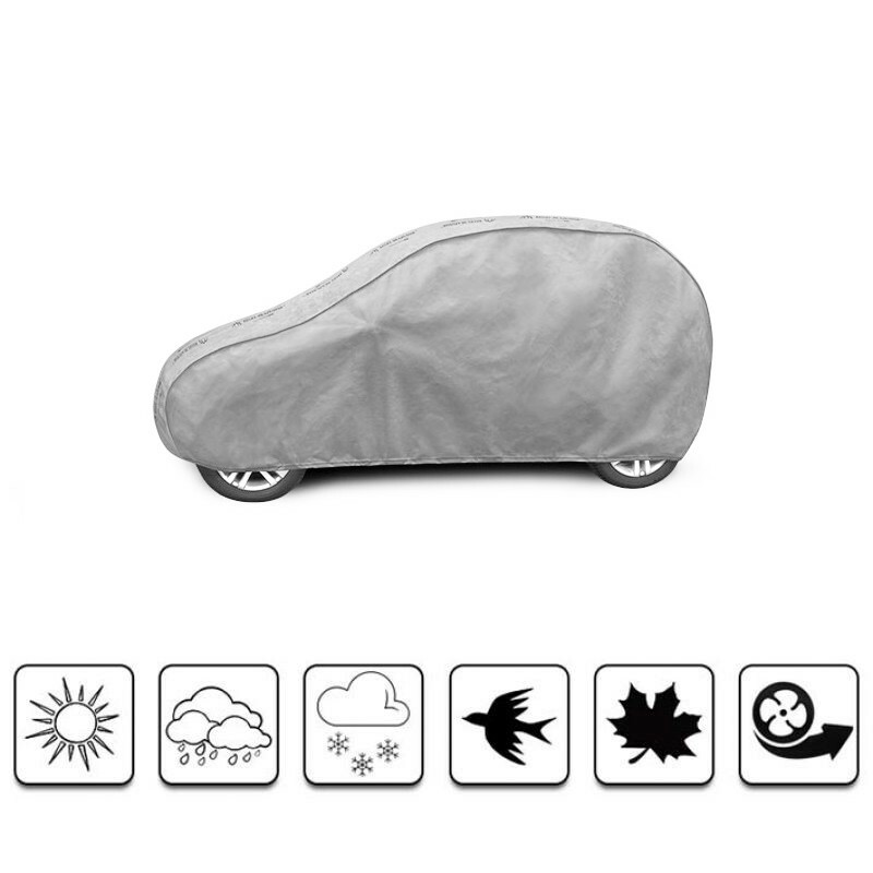 Bâche auto pour Fiat Seicento et 600 bâche de protection extérieure étanche 4 couches