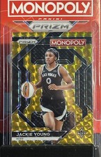 2024 Panini Prizm Monopoly WNBA Jackie Young # WNBA15 Gold Prizm /49