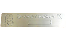 Mullingar Pewter Birth Certificate Box, lined