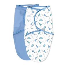SwaddleMe by Ingenuity Original Swaddle, Size Small/Medium, 0-3 Months, 2-Pack -