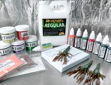 Liquid Plastic SUPER STARTER SET Big Craw Mold plastisol fishing lure making kit
