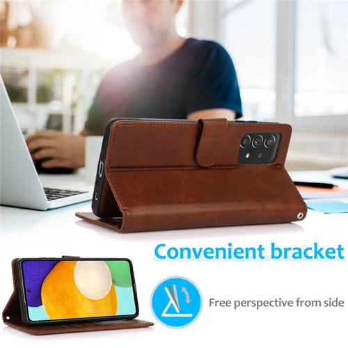 For Samsung S25 S24 S23 S22 S21 S20 FE Ultra Magnetic Leather Cover Wallet Case - Picture 29 of 86