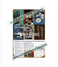 1968 Shelby Cobra Accessories car auto metal tin sign garage shop design ideas