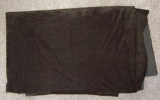 Black Faux Suede Knit Fabric - 2 yards - Polyester Blend