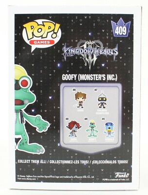 Funko POP Games Kingdom Hearts Goofy Monsters Inc #409 Vinyl