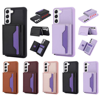 Fr Samsung Galaxy A13 A14 A53 A54 Magnetic Detachable Back Case with Card Wallet