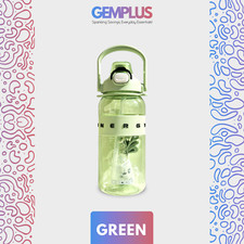 GEM+| 1.5 Liter Reusable Water Bottle with Straw BPA Leakproof Sports Gym Travel