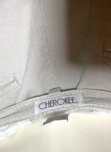 Cherokee Damen beige hohe Taschen gerade Bein Cordhose Größe 14 - Bild 6 von 7