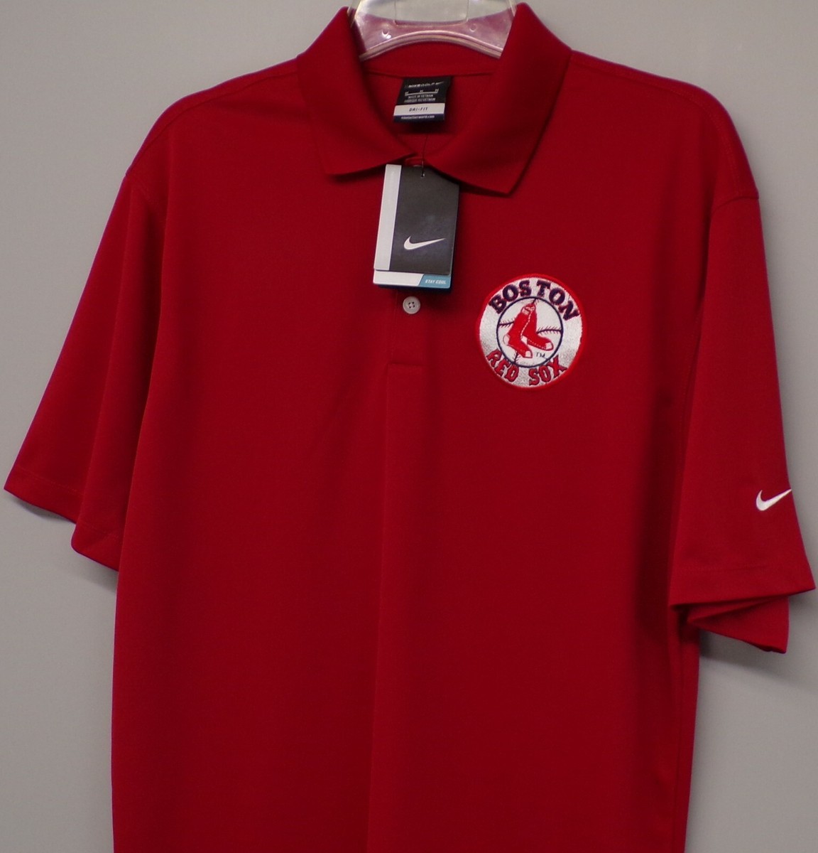 Nike Golf Dri-Fit Boston Red Sox Classic Logo Mens Polo XS-4XL, LT-4XLT New