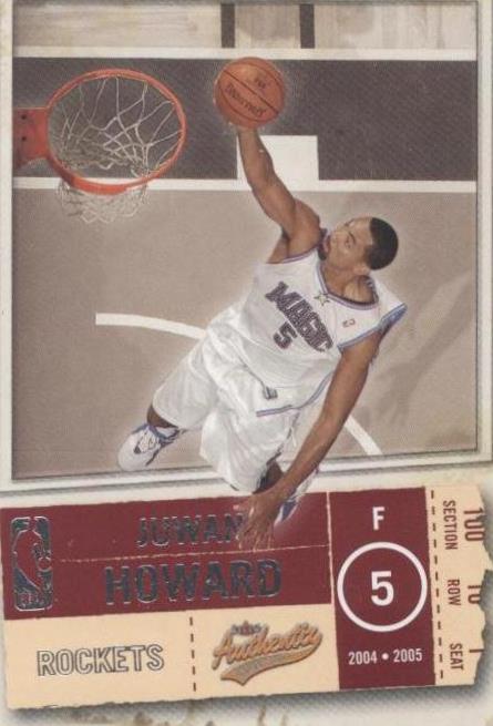 2004-05 Fleer Authentix - Juwan Howard #87 - 1 of 2