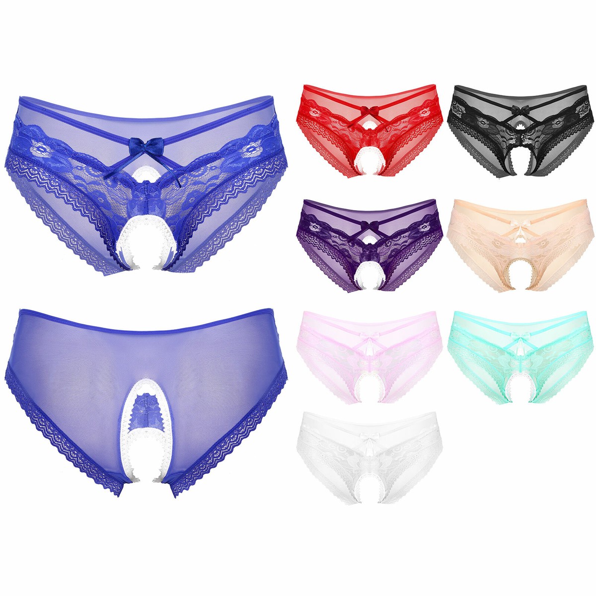 TiaoBug Herren Sissy Dessous Spitzen Strapsgürtel mit Strumpfbändern
