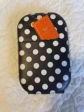 Monarque Black & White Polka Dot Crossbody Bag
