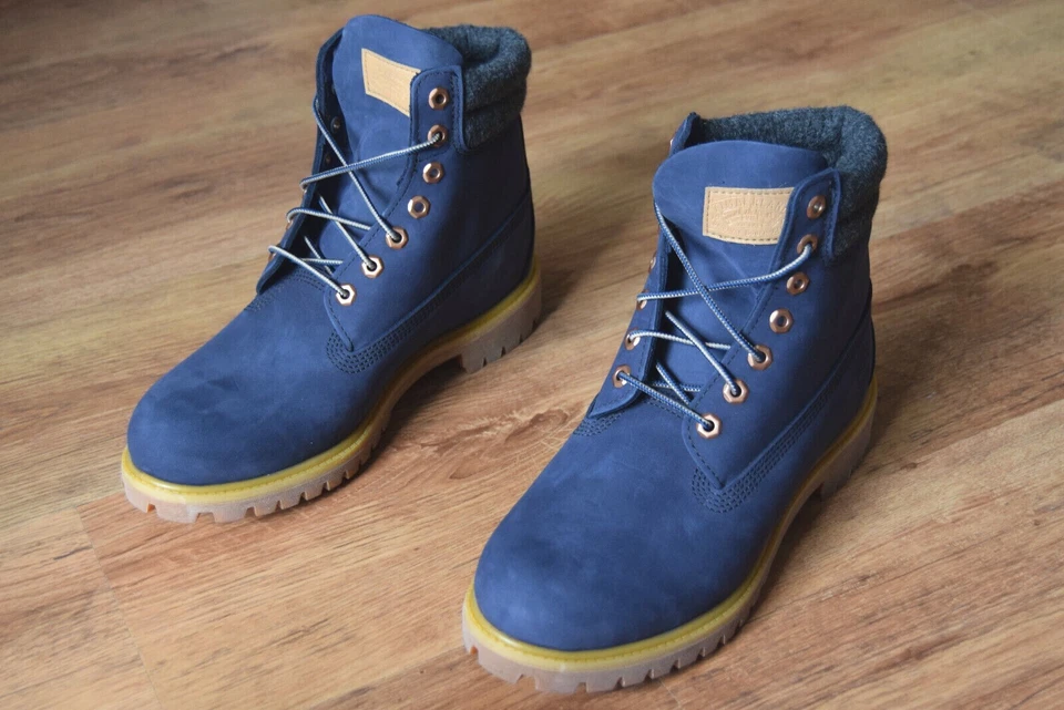 Stivali Timberland 6 pollici 42 43,5 45 45,5 doppio colletto stivali A1ZKJ - Immagine 2 di 4
