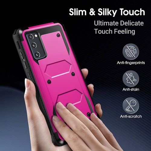Funda protectora resistente a prueba de golpes con protector de pantalla para Samsung Galaxy S20 FE 5G - Imagen 76 de 91