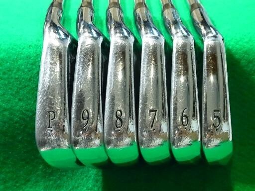Mizuno MP-15 Iron Set 6pcs 5-9+Pw KBS TOUR120 Flex S RH Japan Used 