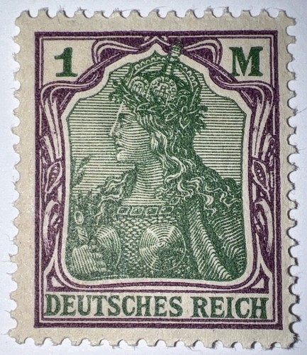 Reisemarken: Deutschland Briefmarken Mi 150 - 1 Mark postfrisch MOGH