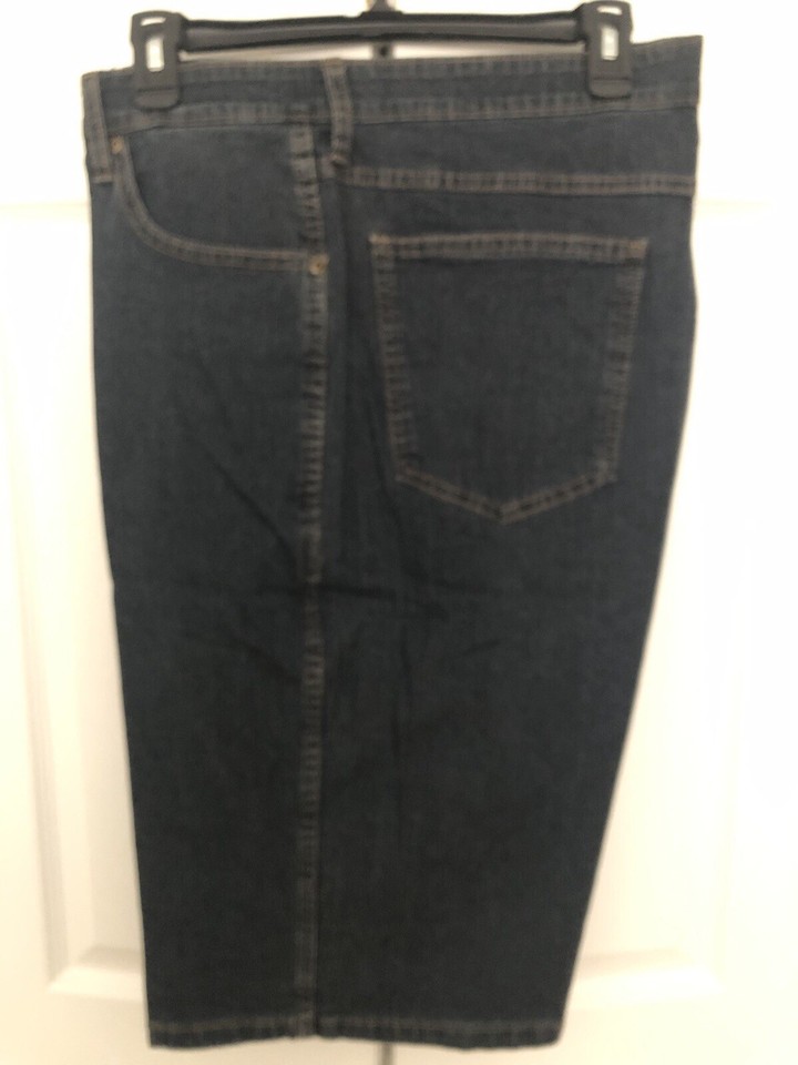 Dickies NEW DENIM FLEX 42"WAIST SHORTS 13”INSEAM Tool Pockets Blue Size