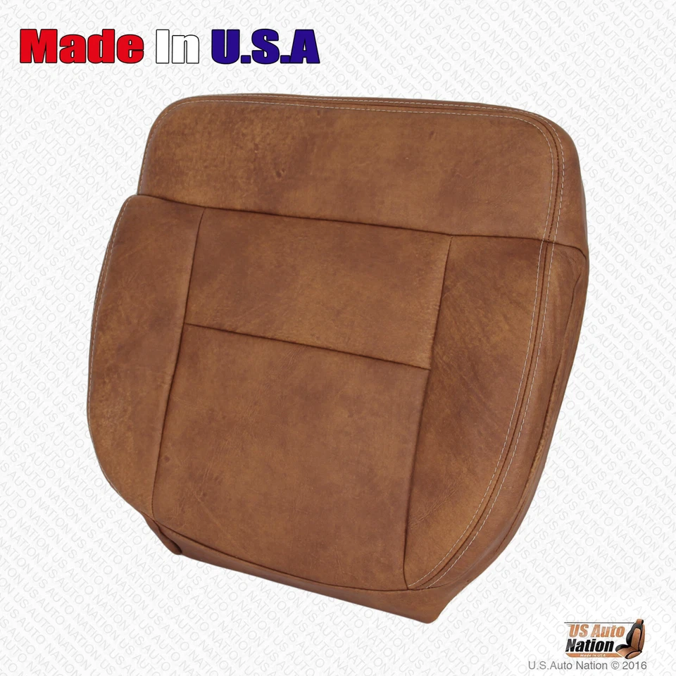 04-08 F-150 King Ranch Llantas Elevadas Escape Lado del Conductor Parte Inferior Cuero Asiento Cubierta Foto 2 de 4